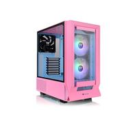 Thermaltake Ceres 350 MX | Caja ATX Mid Tower | Placas Base de Conectores Ocultos | Paneles Frontales Intercambiables | 3 Ventiladores Preinstalados | Adimite Radiador 360mm | Rosa Burbuja