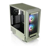 Thermaltake Ceres 350 MX | Caja ATX Mid Tower | Placas Base de Conectores Ocultos | Paneles Frontales Intercambiables | 3 Ventiladores Preinstalados | Adimite Radiador 360mm | Verde Matcha