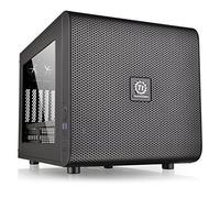 Thermaltake Core V21 Cubo Negro carcasa de ordenador - Caja de ordenador (Cubo, SPCC, Micro-ATX,Mini-ITX, Negro, 18,5 cm, 35 cm)