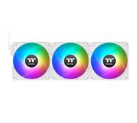 Thermaltake CT120 EX ARGB Sync 3 Pack | Ventilador PC 120mm con Conexión Magnética MagForce 2.0 | ARGB 5V con 9 LEDs Direccionables | Alto Flujo de Aire | Blanco Nieve