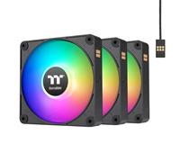 Thermaltake CT120 EX ARGB Ventilador de refrigeración inversa para PC (paquete de 3 ventiladores), conexión magnética, sincronización de placa base de 5 V, 16.8 millones de colores, 9 LED