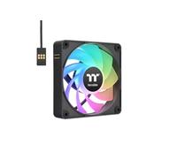 Thermaltake CT120 EX Reverse ARGB Sync (Pack de 3) | Ventilador PC de Flujo Invertido con Conexión Magnética MagForce 2.0 | ARGB 5V con 9 Leds Direccionables | Alto Flujo de Aire | Negro