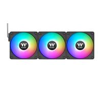 Thermaltake CT140 EX ARGB Sync 3 Pack | Ventilador PC 120mm con Conexión Magnética MagForce 2.0 | ARGB 5V con 9 LEDs Direccionables | Alto Flujo de Aire | Negro