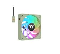 Thermaltake CT140 EX Reverse ARGB Sync 3 Pack | Ventilador PC de Flujo Invertido con Conexión Magnética MagForce 2.0 | ARGB 5V con 9 Leds Direccionables | Alto Flujo de Aire | Verde Matcha