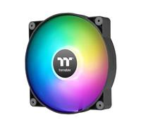 Thermaltake CT200 ARGB PWM Ventilador individual, controlado por PWM 500~900 rpm, sincronización de placa base de 5V, 16.8 millones de colores, 9 LED direccionables, flujo de aire 131.6 CFM