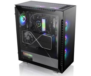Thermaltake Divider 500 TG ARGB Cristal Templado USB 3.1 Negra