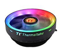 Thermaltake Enfriador de aire ARGB UX 100 | Ventilador PWM silencioso de 120 mm | para zócalo Intel y AMD | Direccionable de 5 V | 65 W | Negro