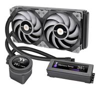 Thermaltake Floe RC Ultra 240 CPU & Memory AIO Liquid Cooler/All-In-One Liquid Cooler/LCD Display/Wasserkühlung/GIF Dateien / 2 * 12cm Lüfter