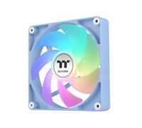 Thermaltake CT120 ARGB Sync (Pack de 2) | Ventilador PC PWM 120mm ARGB 5V | Conexión Daisy-Chain | Gestión de Cables Optimizada | 9 LEDs direccionables | Hasta 2000 RPM | Azul Hortensia