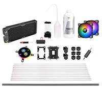 Thermaltake Pacific C240 Ddc Res/Pump 5V Sincronización Placa Base Radiador de Cobre PETG Tubo Duro Kit de refrigeración por Agua CL-W242-CU12SW-A