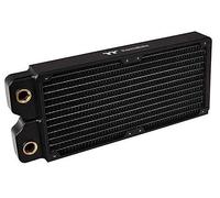 Thermaltake Pacific CL-W236-CU00BL-A - Sistema de refrigeración líquida para bricolaje, 40 mm de grosor, aletas de alta densidad, tubos de cobre de doble fila, radiador de cobre