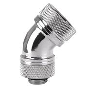 Thermaltake Pacific G1/4 Petg Tube 45-Degree Compression - Refrigeración por Agua, Color Cromo