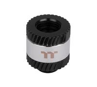 Thermaltake Pacific SF CL-W392-CU00SL-A - Extensor de Hembra a Macho (20 mm), Color Plateado y Negro