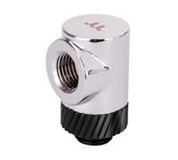 Thermaltake Pacific SF CL-W396-CU00SL-A - Adaptador de 90 Grados, Color Plateado y Negro