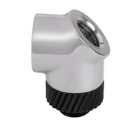 Thermaltake Pacific SF CL-W397-CU00SL-A - Adaptador de 45 Grados, Color Plateado y Negro