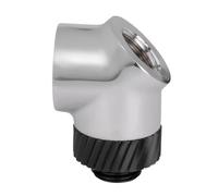 Thermaltake Pacific SF CL-W398-CU00SL-A - Adaptador de 45 y 90 Grados, Color Plateado y Negro