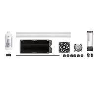 Thermaltake Pacific TOUGH C240 DDC Hard Tube Liquid Cooling Kit | Pure Clear Coolant | 2 Low noise 120 Fans | Intel und AMD Sockel compatible | black