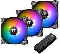 Thermaltake Pure 12 ARGB - Pack de 3 Ventiladores, Color Negro 3 PACK PURO 12 AR
