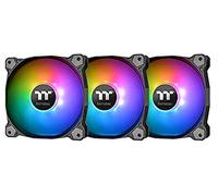 Thermaltake Pure CL-F080-PL14SW-A, ARGB - Controlador analógico de sincronización de placa base de 5 V, 16,8 millones de colores, 9 LED direccionables, 140 mm, carcasa de rodamiento