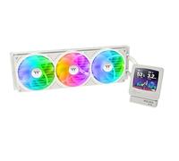 Thermaltake Retro 360 Ultra ARGB Sync | Pantalla LCD CRT de 3,7" | Beis | Diseño nostálgico CRT, ventilador de marco único, 365 W TDP, PWM 500-2500 RPM, 85,29 CFM, TT RGB Plus 3.0