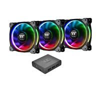 Thermaltake Riing Plus 14 LED RGB TT Premium Edition - Ventilador de Alta presión estático, Color Negro