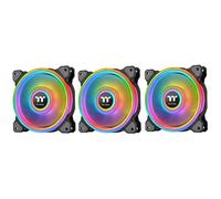 Thermaltake Riing Quad 14 RGB Radiator Pack 3 Ventiladores Edición Premium Negro