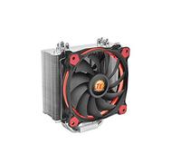 Thermaltake RIING - Ventilador silencioso de 150 W Intel/AMD 120 mm de alto flujo de aire LED, enfriador de CPU, rojo