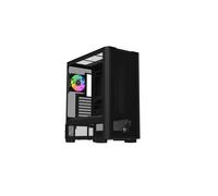 Thermaltake S380 TG ARGB Torre Media Gaming | Ventiladores ARGB PWM Preinstalados (SF360 Reverse + SF120) | Cristal Templado | USB 3.2 x1 USB 3.0 x2 | Panel Frontal | Negro