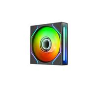 Thermaltake SWAFAN 120 EX Infinity ARGB Sync | Ventilador ARGB PC | MagForce 2.0 Fijación Magnética | Doble Espejo Infinity | Aspas de ventilador intercambiables | 120 mm | Negro