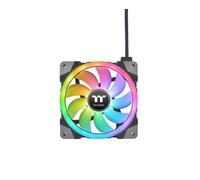 Thermaltake SWAFAN EX14 RGB (Pack de 3) | Ventilador PC RGB | 16,8 Millones De Colores Patentados | Conexión Magnética En Cadena | 3 Aspas Preinstaladas + 3 Aspas Inversas | 140mm Negro