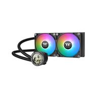 Thermaltake TH240 V2 Ultra ARGB Enfriador líquido AIO de CPU con pantalla LCD personalizable de 2.1 pulgadas, CL-W383-PL12SW-A
