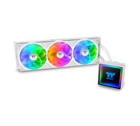 Thermaltake TH360 V3 ARGB - Enfriador líquido para CPU; Intel/AMD; ventilador ARGB de marco único de 1 x 360 mm, 500 ~ 2500 rpm; radiador de 360 mm; espejo infinito ARGB; cabezal de bomba giratorio