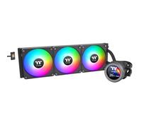 Thermaltake TH420 V2 Ultra EX ARGB AIO - Enfriador de CPU/bloque de agua LCD de 2.1 pulgadas/ventilador 140 x 3/conexión rápida magnética/control de sincronización MB ARGB/control de software LCD