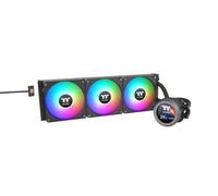 Thermaltake TH420 V2 Ultra EX ARGB | Refrigeración líquida AIO CPU 420 mm | Pantalla LCD IPS de 2,1” | MagForce 2.0 con 3× ventiladores CT140 ARGB PWM | Intel LGA1700/1851 AMD AM4/AM5 | Negro