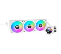 Thermaltake TH420 V2 Ultra EX ARGB | Refrigeración líquida AIO CPU 420 mm | Pantalla LCD IPS de 2,1” | MagForce 2.0 con 3× ventiladores CT140 ARGB PWM | Intel LGA1700/1851 AMD AM4/AM5 | Blanco Nieve