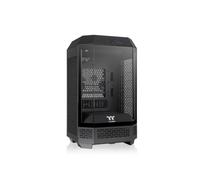 Thermaltake The Tower 250 | Mini Torre Mini-ITX Octogonal | 2 Ventiladores CT120 Preinstalados | Cristal Templado y Alto Flujo de Aire | Compatible con AIO de 360mm | Negro