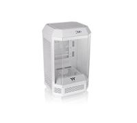 Thermaltake The Tower 250 | Mini Torre Mini-ITX Octogonal | 2 Ventiladores CT120 Preinstalados | Cristal Templado y Alto Flujo de Aire | Compatible con AIO de 360mm | Blanco Nieve