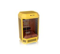 Thermaltake The Tower 250 | Mini Torre Mini-ITX Octogonal | 2 Ventiladores CT120 Preinstalados | Cristal Templado y Alto Flujo de Aire | Compatible con AIO de 360mm | Caramelo Mantequilla