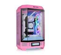 Thermaltake Torre Micro-ATX The Tower 300 – 2x140mm, Radiador 420mm – Rosa Burbuja