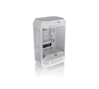 Thermaltake The Tower 300 | Micro Tower m-ATX Octogonal | 2 Ventiladores de 140mm Preinstalados | Ventilación Vertical | Compatible con Radiador de 420mm y hasta 8 Ventiladores | Blanco Nieve
