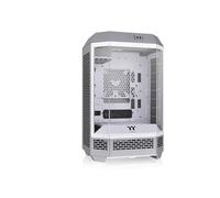 Thermaltake The Tower 300 | Micro Tower m-ATX Octogonal | 2 Ventiladores de 140mm Preinstalados | Ventilación Vertical | Compatible con Radiador de 420mm y hasta 8 Ventiladores | Gris Limestone