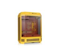 Thermaltake The Tower 600 | Mid Tower ATX Octogonal | 2 Ventiladores de 140mm Preinstalados | Ventilación Vertical | Compatible con Radiador de 420mm y hasta 13 Ventiladores | Caramelo Mantequilla