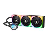 Thermaltake TOUGHLIQUID Ultra 420 RGB - Enfriador líquido para CPU, AMD (AM5/AM4) Intel (LGA 1700/1200), pantalla LCD giratoria de 2.1 pulgadas, ventilador de radiador de 2000 rpm, software TT RGB