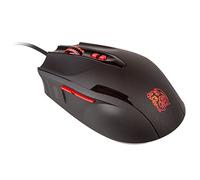 Thermaltake TT Esports Black FP - Ratón láser, Negro