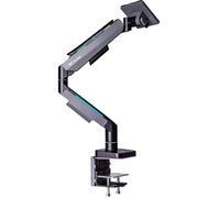 TT Single RGB Gaming Monitor Arm Black