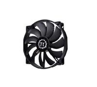 Thermaltake Ventilador de caja de aire silencioso de alto flujo de aire con sistema de montaje antivibración 015-PL20BL-A de 200 mm Pure 20 Series negro de 200 x 30 mm