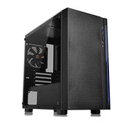 Thermaltake Versa H18 - Carcasa para ordenador de videojuegos (cristal templado, Spcc, micro ATX, CA-1J4-00S1WN-01)