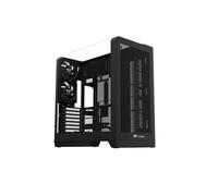 Thermaltake View 390 Air | Mid Tower ATX | Negro | Panel Curvo De Cristal Templado, Frontal Perforado, 2 CT120 Preinstalados, Capacidad Para 11 Ventiladores, Radiador 360 mm