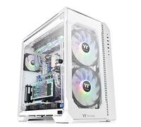 Thermaltake View 51 TG ARGB | Full Tower E-ATX | Blanco Nieve | 3 Paneles De Cristal Templado, 3 Ventiladores ARGB Preinstalados (2×200 + 1×120 mm), GPU Vertical, Radiador Hasta 360 mm