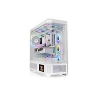 Thermaltake View 600 TG | Full Tower E-ATX | Blanco Nieve | 4 Paneles De Cristal Templado, Hasta 10 Ventiladores De 120/140 mm, Radiadores De 360/420 mm, PCI-E Giratorio, Bracket GPU